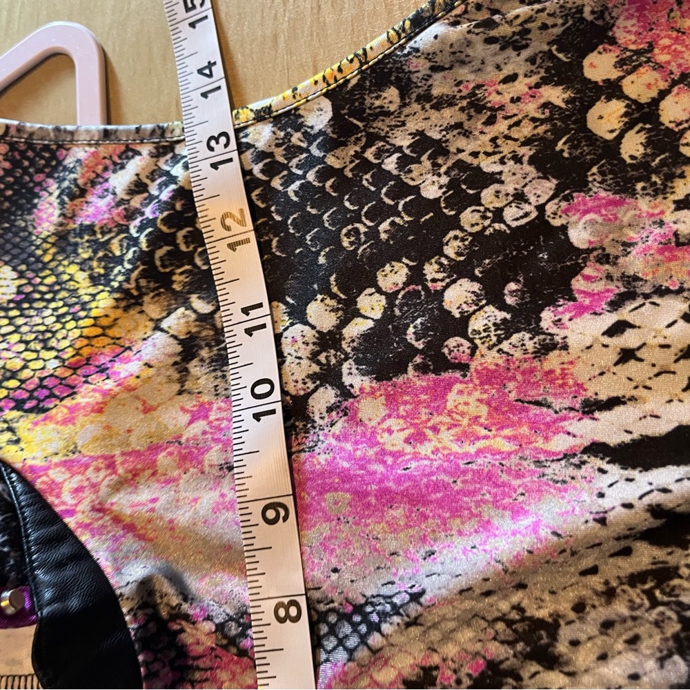 Jamie Sadock Pink and Yellow Snakeskin Maxi for Golf/Pickleball/ Tennis dress - Picture 8 of 10
